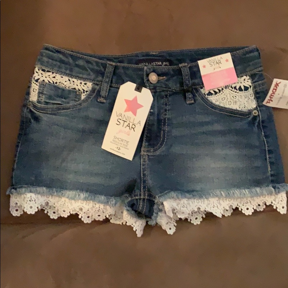 Girls jean shorts